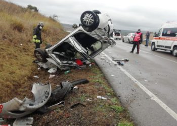 Incidente stradale sulla 762, sul posto i vigili del fuoco