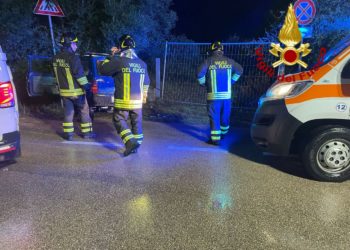 Olbia: incidente stradale in località Ruinadas, sul posto i vigili del fuoco