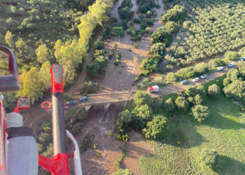 50 gli interventi effettuati dai vigili del fuoco nel Cagliaritano, recuperate 5 persone bloccate dall’esondazione di un torrente a Villa San Pietro