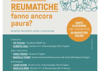 Sabato 20 novembre, alla Manifattura Tabacchi di Cagliari, si parlerà di malattie reumatiche con i migliori medici specialisti sardi