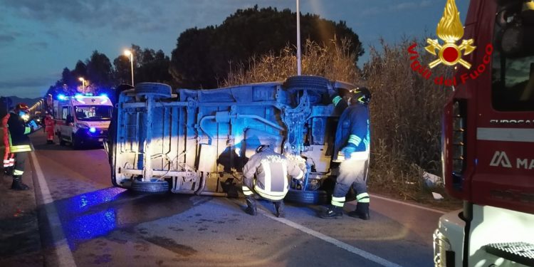 Incidente stradale in via Dell’Autonomia Regionale Sarda, a Quartu Sant’Elena