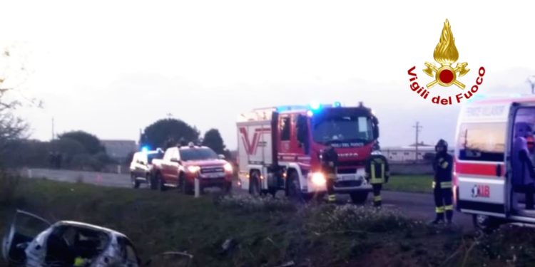 Villasor: incidente stradale sulla provinciale 7, morta una persona
