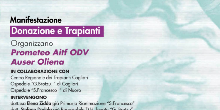 Sabato 4 dicembre, ad Oliena, si terrà un incontro sulla donazione di organi
