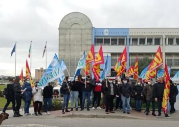 Si è svolto stamane il sit-in organizzato dal NurSind al Policlinico Duilio Casula di Monserrato