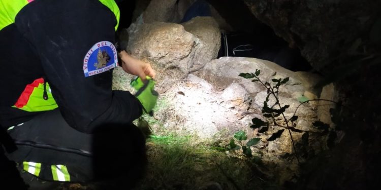 Priatu: i vigili del fuoco ritrovano un uomo disperso in località Li Sciappeddi
