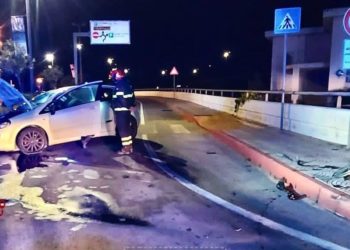 Olbia: incidente stradale all’altezza della rotatoria dell’aeroporto, in via degli Orfani, sul posto i vigili del fuoco