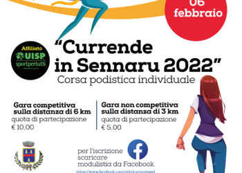 Domenica 6 febbraio a Sennori si terrà la gara podistica “Currende in Sennaru 2022”, IV tappa del campionato provinciale Uisp