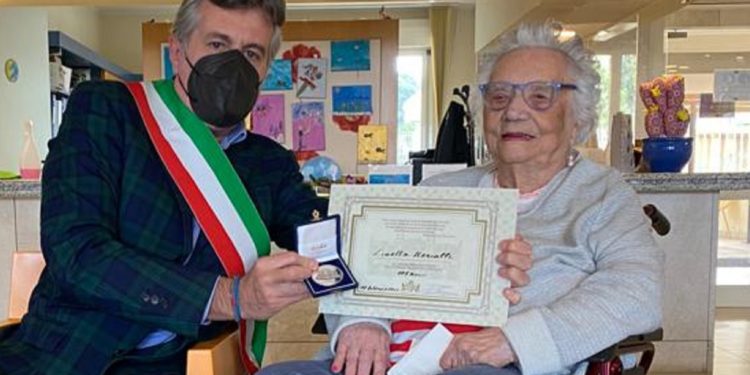 Luisetta Mercalli ha tagliato il traguardo del 107° compleanno, è la persona più anziana della città di Cagliari