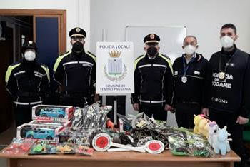 A Tempio Pausania ADM ha sequestrato giocattoli non conformi agli standard di sicurezza