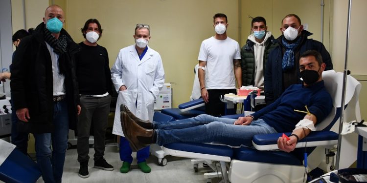 L’Asd Torres ha risposto all’appello del Centro immunotrasfusionale dell’Aou di Sassari per la donazione del sangue