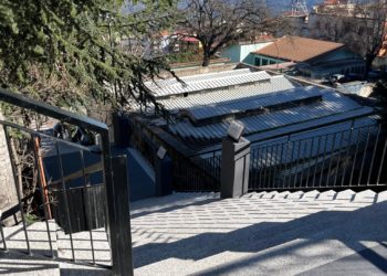 Lanusei: completati i lavori di rivestimento della scalinata in via Marconi