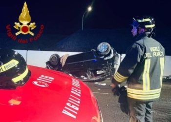 Incidente stradale all’altezza del bivio di Ardara, sul posto i vigili del fuoco