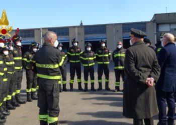 Hanno giurato stamane, a Cagliari, 14 allievi del 91° corso dei vigili del fuoco