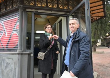 Cagliari: il chiosco di piazza Ingrao consegnato al Consolato d’Ucraina