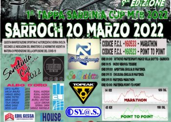 Cross Country protagonista a Sarroch. La gara apre il circuito 2022 della Sardinia Cup MTB