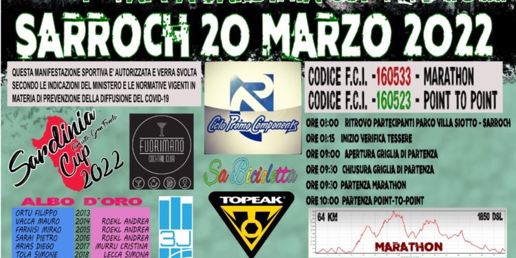 Cross Country protagonista a Sarroch. La gara apre il circuito 2022 della Sardinia Cup MTB