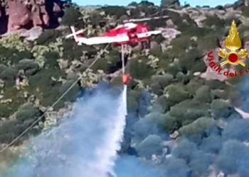 Castelsardo: a fuoco un canneto, sul posto i vigili del fuoco