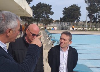 Alghero: lavori in corso nella piscina di Maria Pia