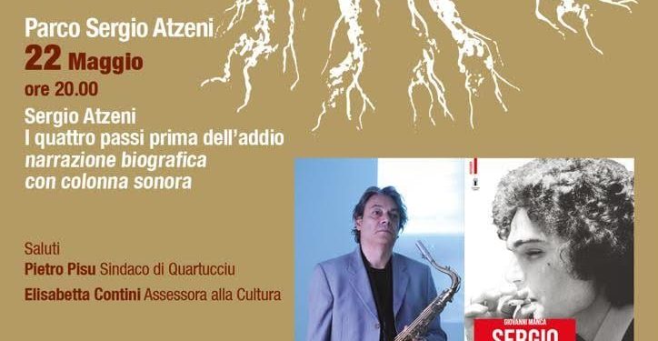 Domenica a Quartucciu il recital “Sergio Atzeni, i quattro passi prima dell’addio”, con Stefano Giaccone e Stefano Casti