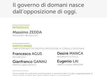 E’ in programma venerdì 13 maggio, a Cagliari, l’iniziativa pubblica “Dal disastro alla Rinascita. Il governo di domani nasce dall’opposizione di oggi”