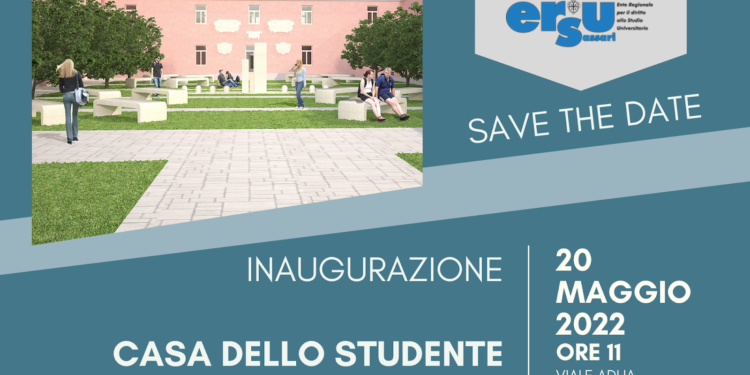 Venerdì 20 maggio, a Sassari, verrà inaugurata la nuova residenza universitaria “Ex Fondazione Brigata Sassari”