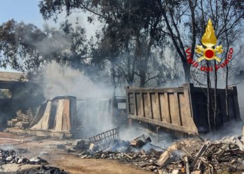 Ieri pomeriggio un vasto incendio si è sviluppato a Flumini di Quartu
