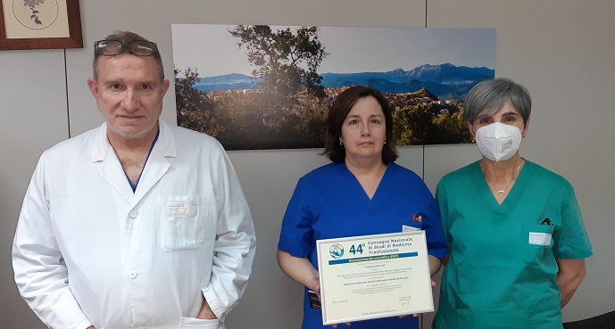 Riconoscimento per il Centro trasfusionale di Sassari