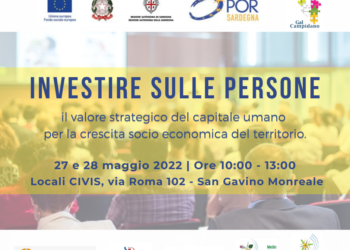 A San Gavino Monreale due giornate di incontri pubblici promosse dal GAL e dedicate alla formazione del Capitale Umano