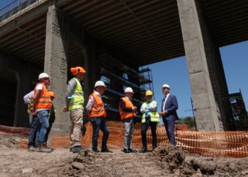 L’assessore dei Lavori pubblici Aldo Salaris ha effettuato sopralluoghi sulla SS 131 per verificare lo stato d’avanzamento dei cantieri