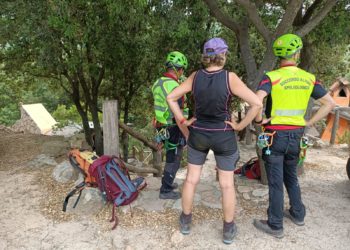 Villagrande Strisaili: donna perde l’orientamento nell’area delle cascate Sothai, ritrovata dal Soccorso Alpino e Speleologico