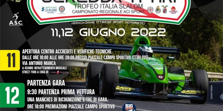 Sabato 11 e domenica 12 giugno il 23° Slalom Seredda-Ittiri