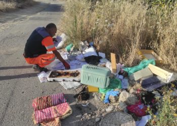 Cagliari: la Polizia locale individua due discariche abusive nelle vie Serpieri ed Aeroporto