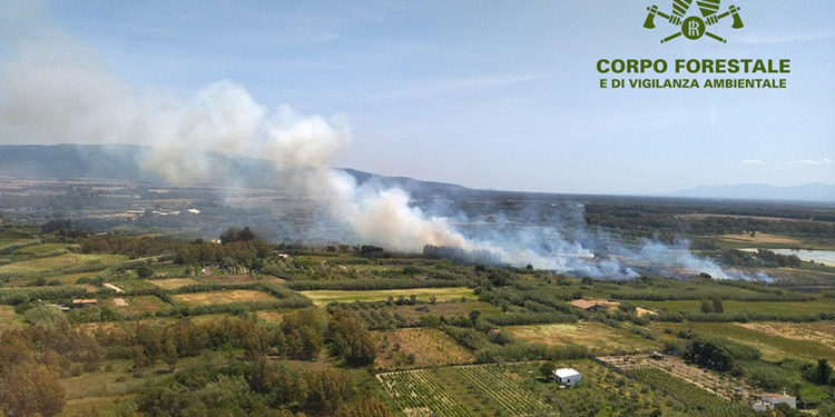 Santa Giusta: denunciate tre persone per incendio colposo
