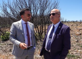 L’assessore dell’Ambiente Gianni Lampis ha effettuato un sopralluogo a Santu Lussurgiu con l’ambasciatore di Israele in Italia, Dror Eydar