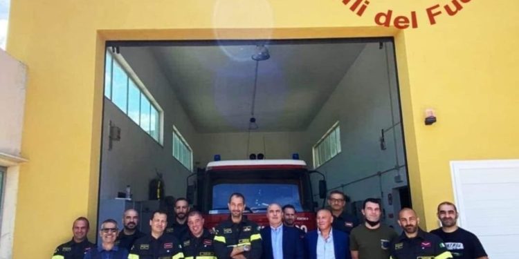 Bono, inaugurata la nuova sede dei vigili del fuoco