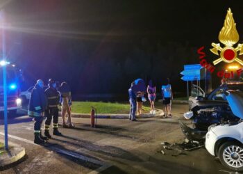 Arzachena: incidente stradale in località Campianatu, intervengono i vigili del fuoco