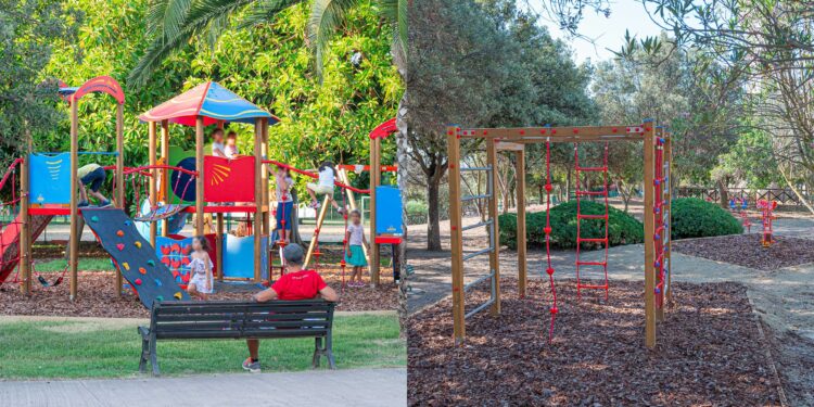 Cagliari: ultimate le aree giochi dei grandi parchi di Terramaini e San Michele