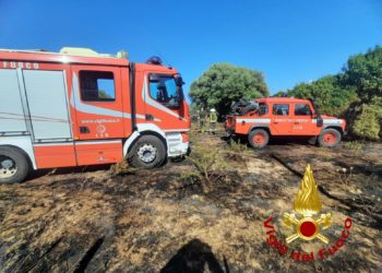 Arzachena: incendio di vegetazione a Lu Mocu, intervengono i vigili del fuoco, Corpo forestale e volontari