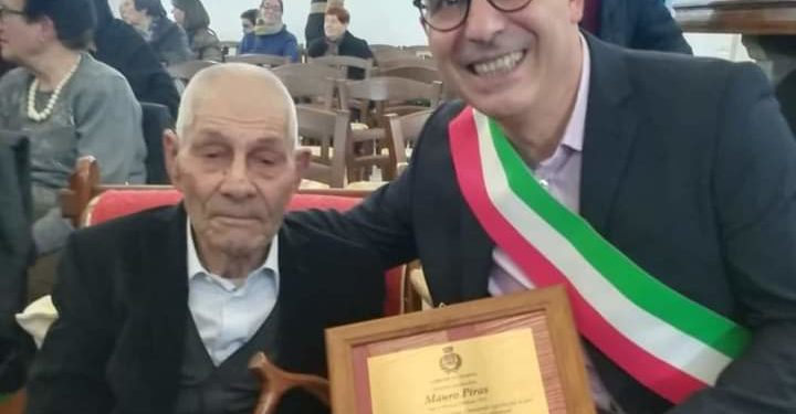 Oliena piange il centenario zio Maureddu Piras