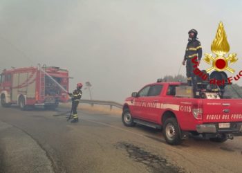 Sono stati oltre cento gli interventi dei vigili del fuoco della Sardegna da questa mattina