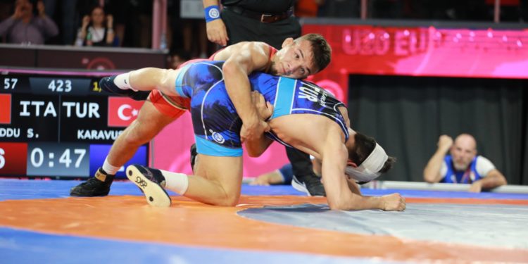Europeo U20 di lotta stile libero ad Ostia: Simone Piroddu in finale per l’oro