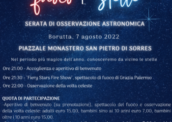 Borutta, un 7 agosto “Tra fuoco e stelle”