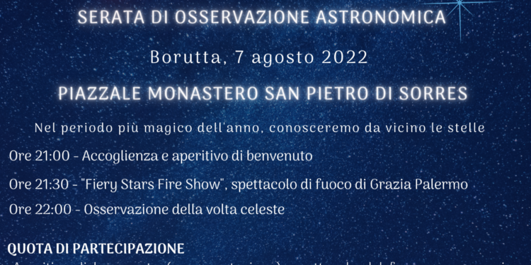 Borutta, un 7 agosto “Tra fuoco e stelle”