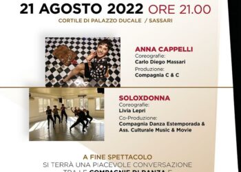 Festival Interagendo, domenica a Palazzo Ducale l’arte delle compagnie C&C e Danza Estemporada