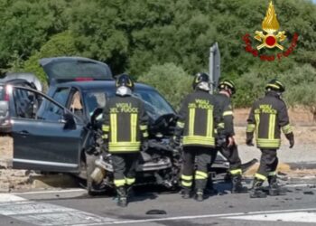 Dorgali: incidente stradale in località “Iloghe”, sul posto I vigili del fuoco