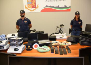 Sassari: arrestato un 38enne per detenzione di sostanze stupefacenti, abusiva di arma e ricettazione