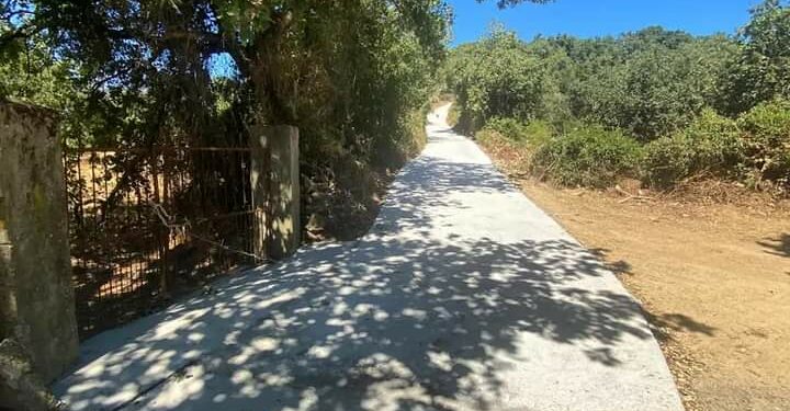 Ortueri: conclusi i lavori di sistemazione della strada che porta alla vedetta antincendi