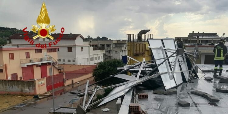 Ondata di maltempo nel Cagliaritano, intervengono I vigili fuoco