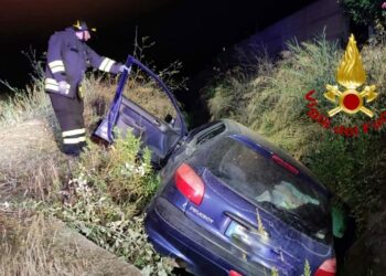 Incidente stradale sulla provinciale 12, intervengono i vigili del fuoco