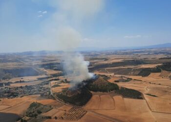 Incendi a Las Plassas, Assemini e Mores